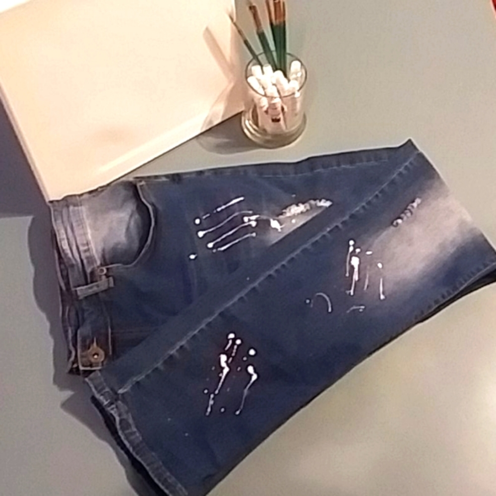 Men's M Society skinny blue jeans size 40x32